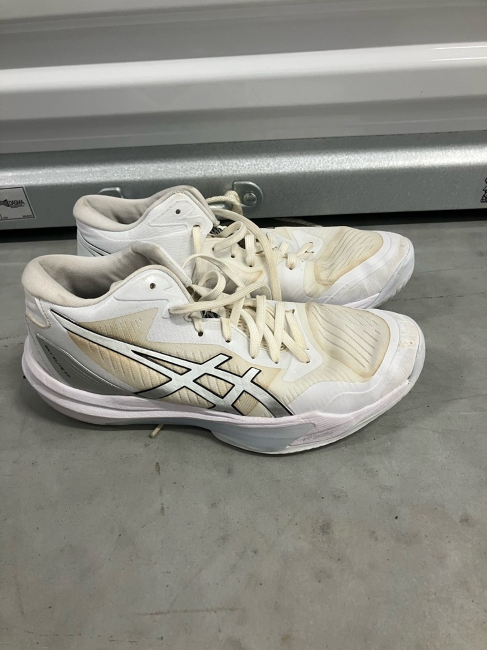 ASICS White Performance Volleyball Sneakers
